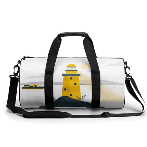 Sac de sport gym jaune léger pour éviter l'encombrement en voyage