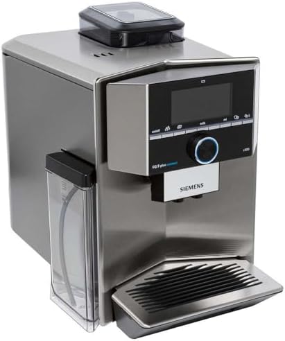 Siemens EQ.9 plus connect s500 TI9558X1DE - Cafetera totalmente automática, con limpieza automática, personalizable, 1500 W, muy silenciosa, acero inoxidable