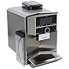 Siemens Kaffeevollautomat EQ.9 plus connect s500 TI9558X1DE, App-Steuerung, Barista-Modus, 6 Temperatureinstellungen, Premiummahlwerk, aromaIntense, automatische Dampfreinigung, 1500 W, edelstahl