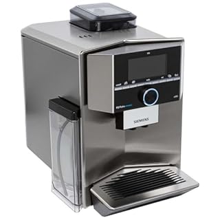 Siemens Kaffeevollautomat EQ.9 plus connect s500 TI9558X1DE, App-Steuerung, Barista-Modus, 6 Temperatureinstellungen, Premiummahlwerk, aromaIntense, automatische Dampfreinigung, 1500 W, edelstahl