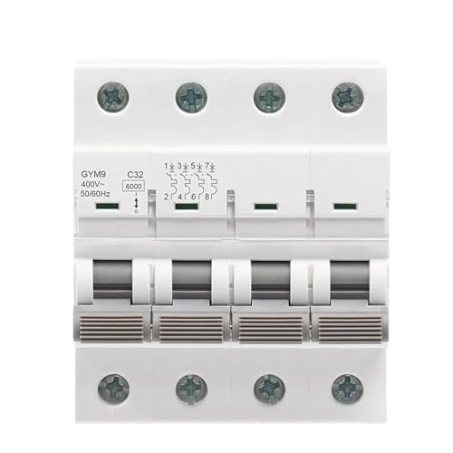 Disjoncteur magnétothermique GYM9 4P 40A pour rail DIN