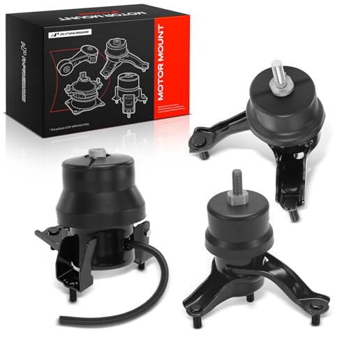A-Premium 3PCS Engine Motor Mount and Transmission Mount Set Compatible with Toyota Camry 2007-2011, Sienna 2011-2017, Avalon 2008-2012, Venza 2009-2016 & Lexus RX350 2010-2012, 3.5L