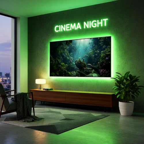 Image of Green Neon LED Strip Light 5 Meter with Adapter | Flexible IP65 Waterproof Silicone Rope Light for Indoor and Outdoor Bedroom, Ceiling, Gaming Room, Party Decoration
