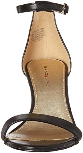 Bandolino Womens Madia Heeled Sandal, Black Synthetic Leather, 7.5 US | Image 1