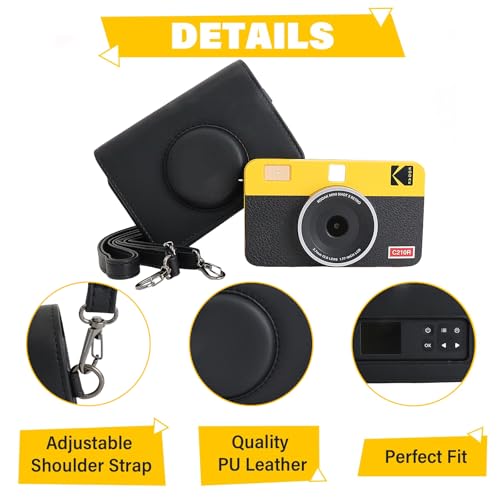 Funda protectora Rieibi para Kodak C210R Mini Shot 2 Retro miniatura 4