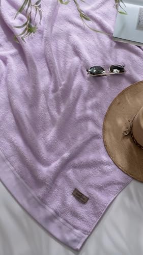 Image of Spread Spain Bamboo Hand Towel, Ultra Soft, Absorbent & Quick Dry, 360 GSM, Towel for Daily use, Gym, Pool, Travel, Sports and Yoga, 40cms x 60cms, Pack of 1 (Lavender)