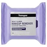Neutrogena Makeup Remover Cleansing Towelettes & Wipes, Night Calming, 25 Count