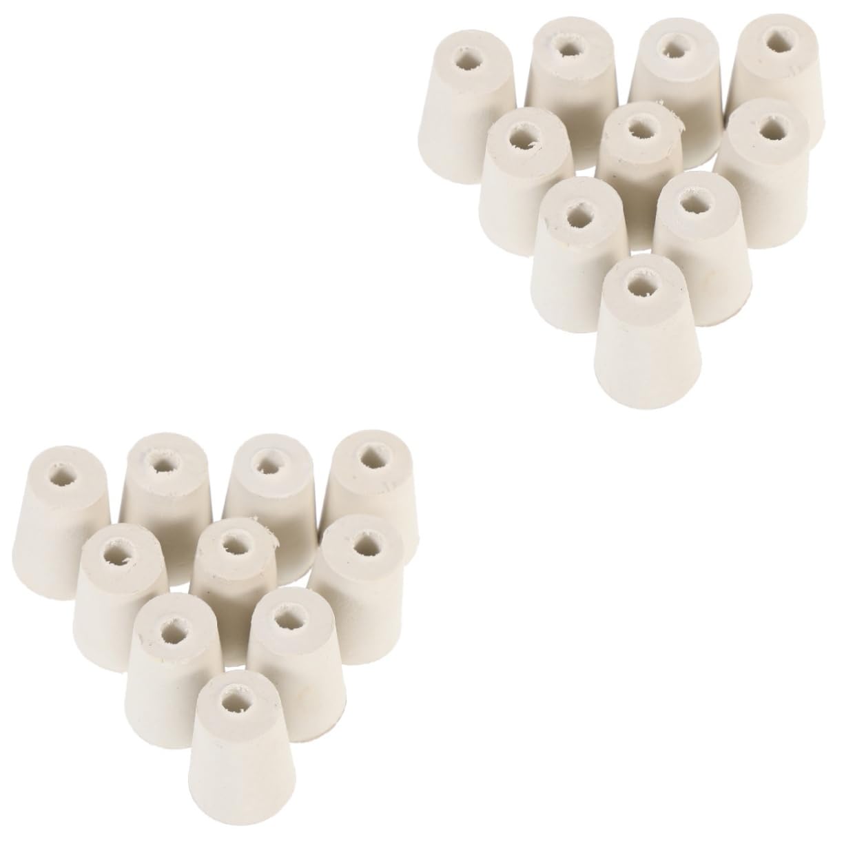 20pcs Food Grade Rubber Stoppers for Glass Bottles Test Tube Plugs Easy to Remove and Seal for Laboratory Supplies and Scientific Experiments