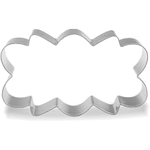 Keewah Plaque Cookie Cutter, 4.5 x 2.6 inch, Stainless Steel