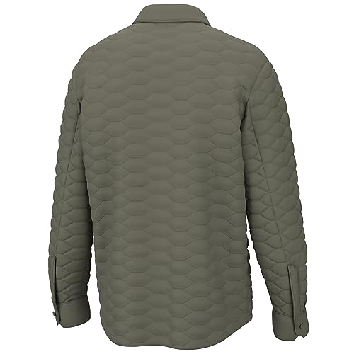 HUK Men's Tarpon Quilt Shacket, Button-Down Shirt and Jacket2