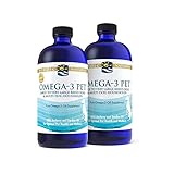 Nordic Naturals Omega-3 Pet, Unflavored - 1518 mg Omega-3 Per Teaspoon - 2 Pack - 32 oz Total - Fish Oil for Dogs with EPA & DHA - Promotes Heart, Skin, Coat, Joint, & Immune Health - Non-GMO