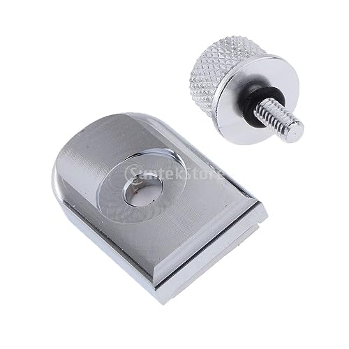 Image of CALANDIS 5 /16 Inch Universal Thread Alloy Rear Fender Seat Screw Bolt Nut Knob Tab Cover Kit for Harley Custom Cafer Touring Glide 1996-2018 (Silver) | Other Seating | Seating | Motorcycle Parts