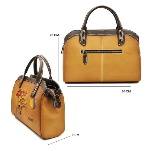 Sac à main en cuir Zerimar - Excellence des matières et finitions d'exception