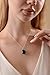 Amberistan Amber Pendant Necklace for Women - 18 in 925 Sterling Silver Chain, Amber Stone Jewelry, 100% Genuine, HandMade (Blue Puff Silver)