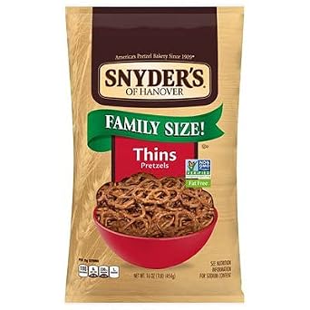 Snyders Thin Pretzels 16oz Bag of 2