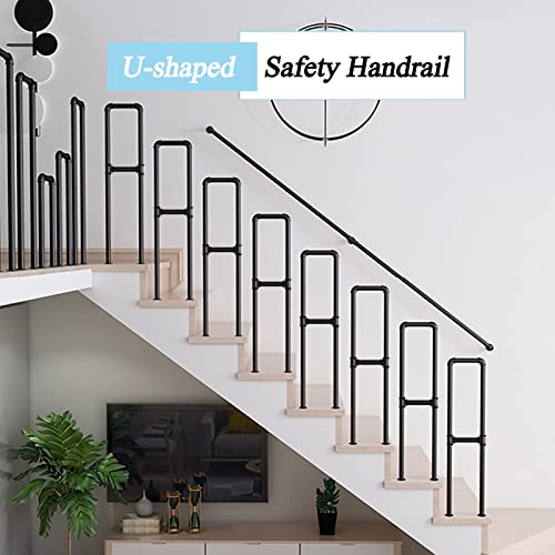 Rampe d'escalier à piquets antidérapante et résistante aux intempéries - 5