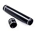 Defuzie Cigar Tube, Aluminum Cigar Travel Airtight Single Cigar Holder Case (black)