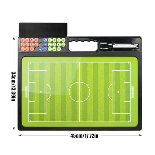 Tableau double face de football pour planification de stratégie de match