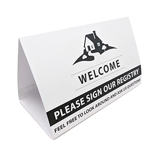 Open House Registry - Binder Format (Red) #TOP3