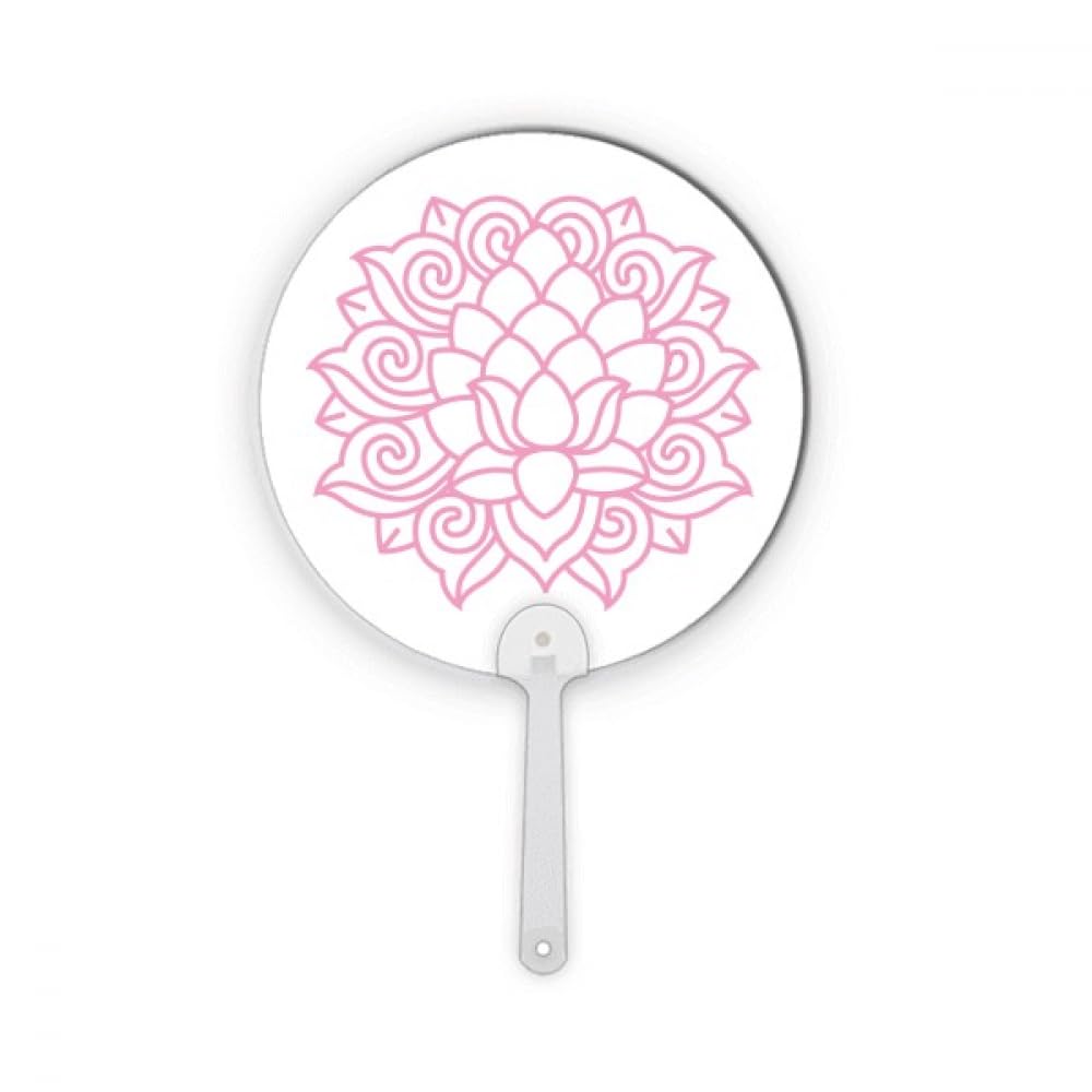 Fleur de lotus en plastique ronde pour décoration artisanale haut de gamme et ornements