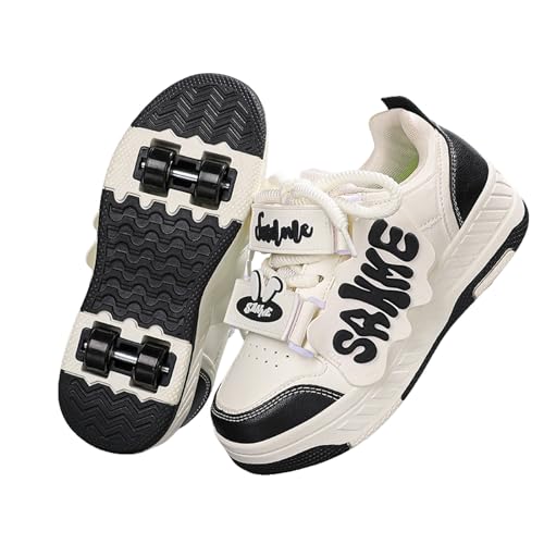 Hixingo Scarpe con Rotelle, Scarpe da Skateboard Multifunzionale 2 in