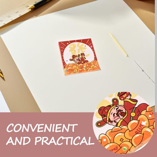 Blocs-notes Adhésifs Kawaii Fortune Lot de 30 pour Bureau - 3