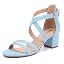 Light Blue Suede