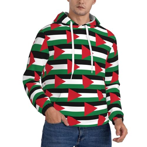 Sweat à capuche drapeau palestinien homme | Portez votre fierté au quotidien