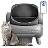 Neakasa M1 Plus Open-Top Self-Cleaning Cat Litter Box, Automatic Cat Litter Box with APP Control, Odor-Free Waste Disposal Includes Trash Bags