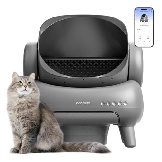 Neakasa M1 Open-Top Self Cleaning Cat Litter Box, Automatic Cat Litter Box with APP Control, Odor-Free Waste Disposal Includes Trash Bags