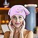 Hair Drying Cap 4PCS Super Absorbent Hair Towel Cap Quick Drying Microfiber Elastic Towel Wrap for Women for Women Adults Girls