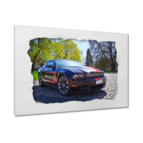 Peinture imprimée sur toile moderne tableau voiture salon 120x80