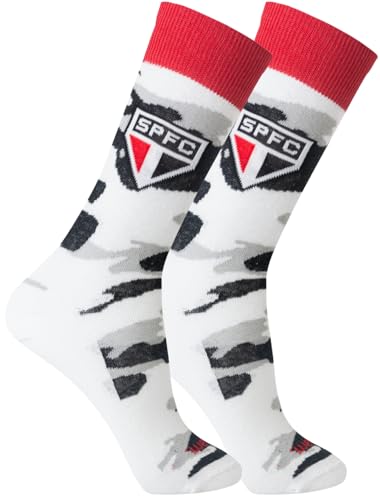 Kit 3 Pares Meia Casual Licenciada São Paulo Futebol Clube Tam 34 a 39