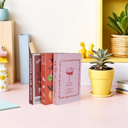 Faux livres empilables : la solution esthétique pour étagères vides