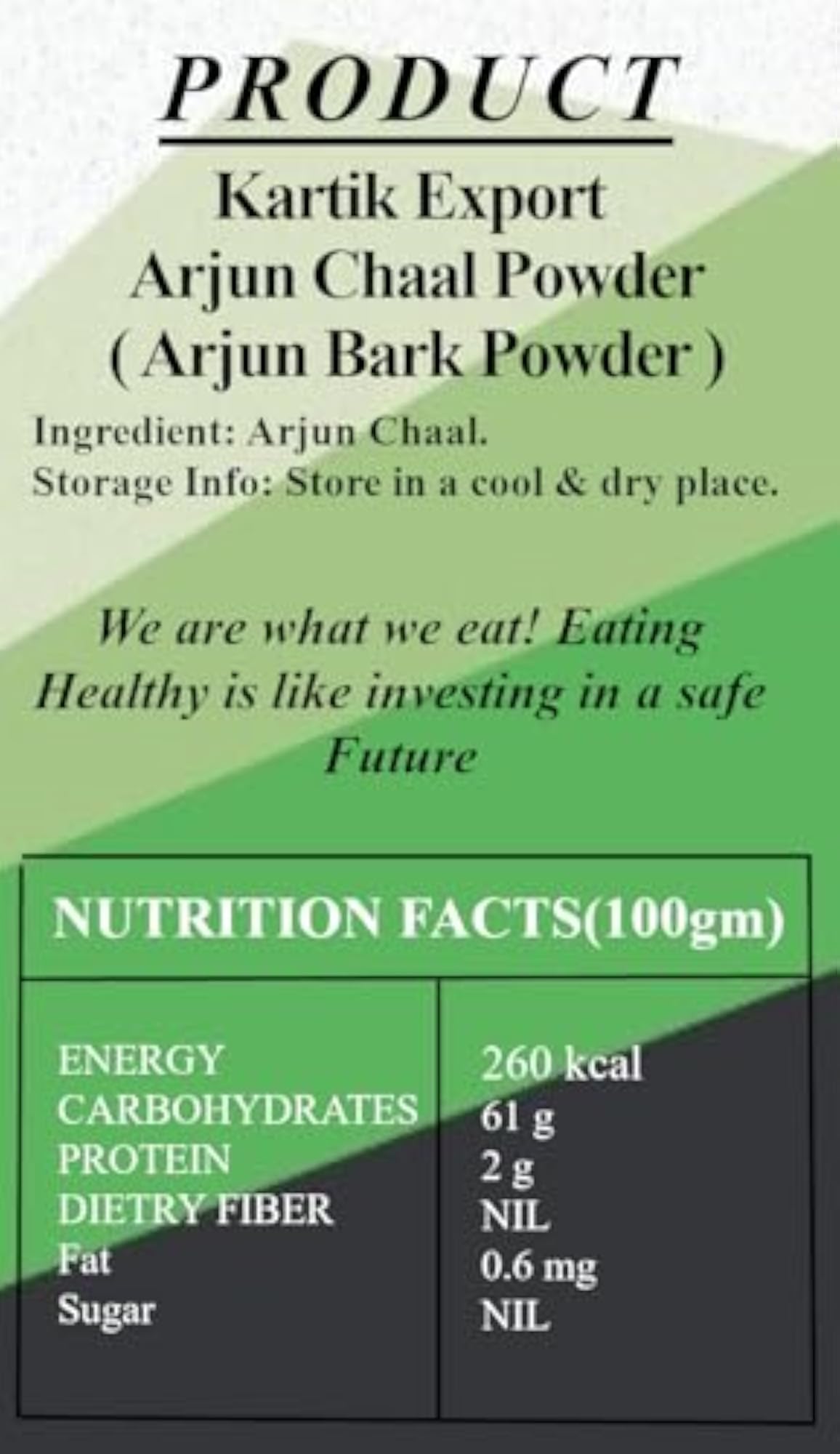 Kartik Export Arjun Powder, Heart Health Support