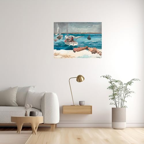 Poster Winslow Homer Nassau impression papier grand format 100x75 cm