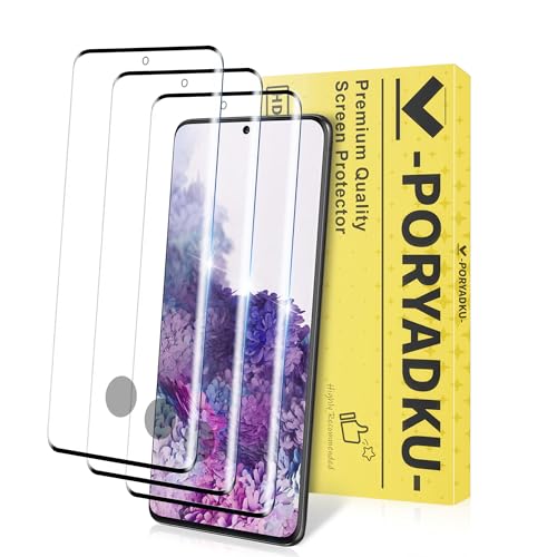 MoShieldwish 3 Pack for Samsung Galaxy S20 Plus Screen Protector 9H Tempered Glass Full Coverage Case Friendly HD Clear Anti-Scratch Fingerprint Compatible Bubble-Free for S20 Plus 5G 6.7