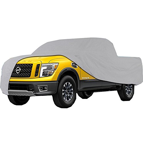 Big Ant Truck Cover All Weather Protection Waterproof Pickup Truck Cover Universal Fit for Full Size Truck with Short Bed Crew Cab up to 232