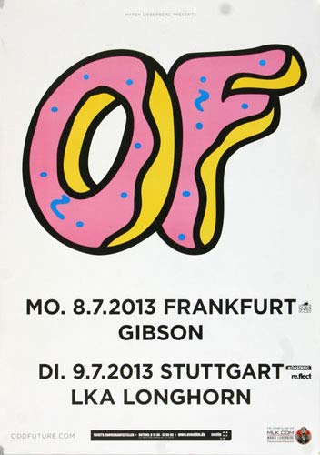 Odd Future - Kill Them All 2013 - Concert Poster Plakat