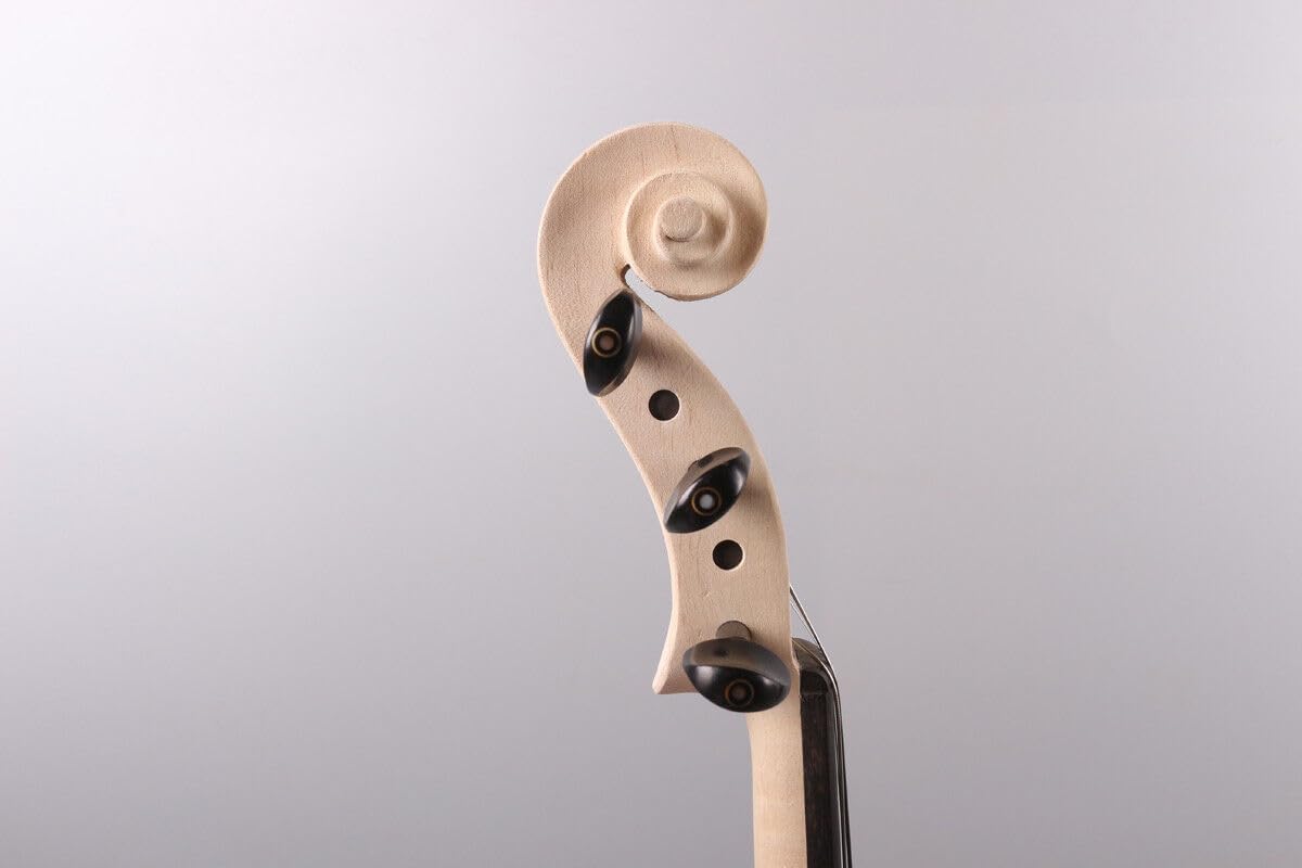 Generic 4/4 Professional White Violin, 5 String, Handmade, Unfinished, Maple Top & Back, DIY or Finished, Wonderful Sound, Customizable Specifications