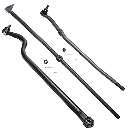 Image of Detroit Axle - 4WD Front End 15pc Suspension Kit for 2000-2001 Dodge Ram 1500, 2 Upper Control Arms 4 Lower Ball Joints Tie Rods Sway Bars 1 Track Bar Adjusting Sleeves Replacement
