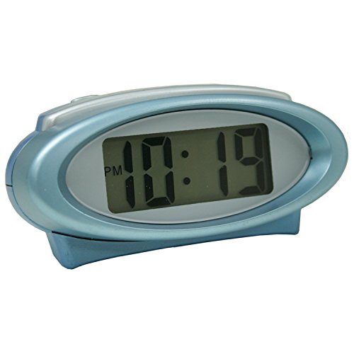 Equity By La Crosse Super Glow Backlight 30330 Digital Alarm Clock With Night Vision Technology, Blue, 4.75 #TOP2