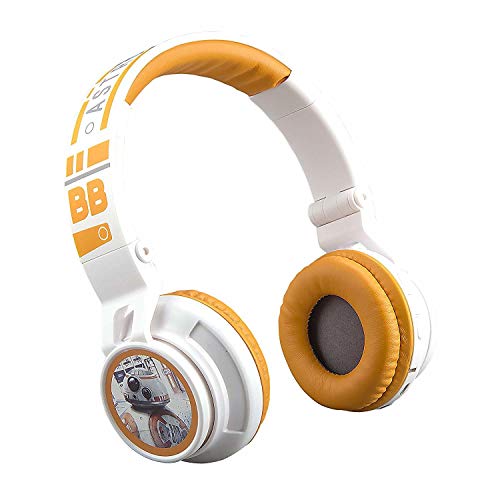 eKids Star Wars Bluetooth Headphones for Kids Wireless Rechargeable Kid Friendly Sound (Star Wars)