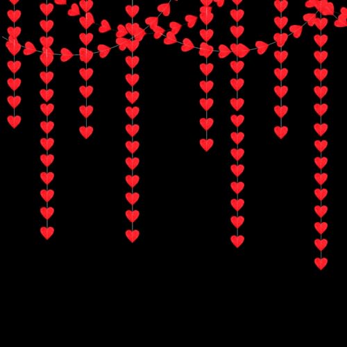 Red Heart Romantic Party-Decorations Garland - 62FT Glitter Special Night Galentines Hanging Streamers Banner,Valentines Girl Wedding Anniversary Baby Bridal Shower Birthday Decor Supplies Hugtmr by Hugtmr - Image 7