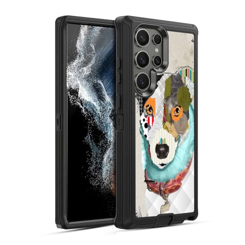 Coque Michel Keck Jack Rusell Galaxy S22 Ultra 5G antichoc ultra-blindée au design artistique exclusif