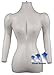 Inflatable Mannequins, Female Torso with Arms, Ivory