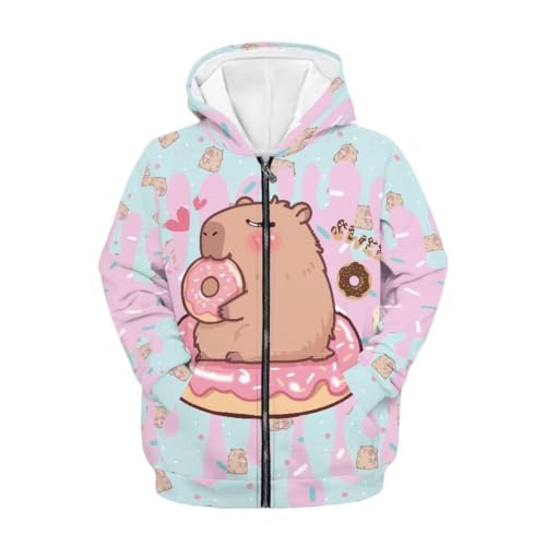 Image of Biyejit Kids Novelty 3D Graphic Printed Hooded Sweatshirt