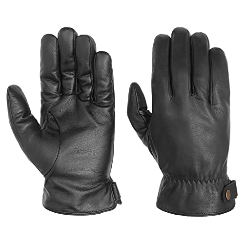 Stetson Conductive Leather Gloves Men black 9 1/2 L