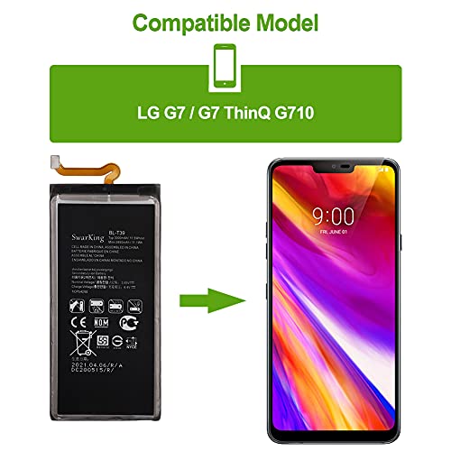 SwarKing Batteria di ricambio compatibile con LG