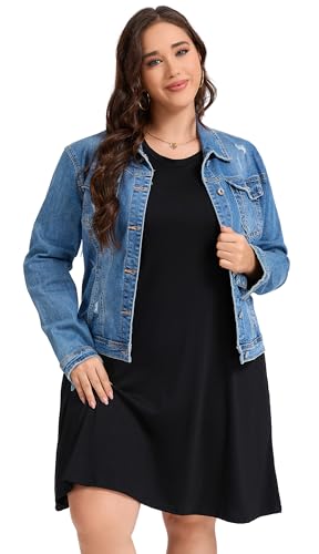 Image of elescat Plus Size Summer Dresses for Women Sleeveless Pockets Beach Tshirt Tank Sundress 2026